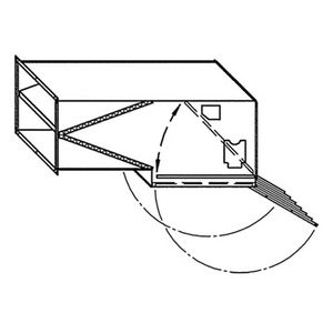 Mengluchtsectie 67118 horinzont.m.filter inschuifunit