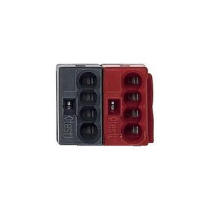 Doos a 50st. Busaansluitklem Rood/donkergrijs KNX