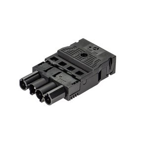 Kabelsteker GST18I4 male zwart veer VVE=50