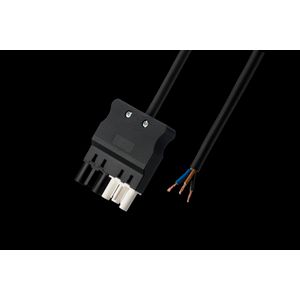 Aansluitsnoer Melder 6-polig 1,5mm² male zwart, female wit (AC166 ALCGB / ALCGS)