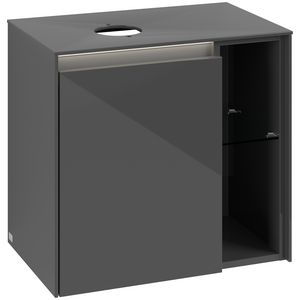 Wastafelonderkast Collaro 600x548x380mm Glossy Grey C152B0FP