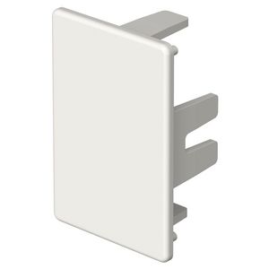 Eindstuk 30x45mm polyvinylchlorid puur wit VVE=10