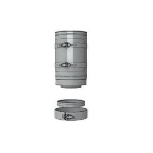 Inspectie-element SST 150 100 L=265 recht alu-metallic