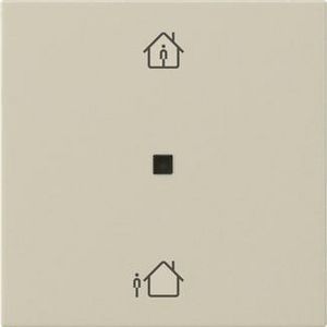 RF Multi bedieningselement-opzetstuk 1-voudig verw.mod. KNX System 55 creme wit