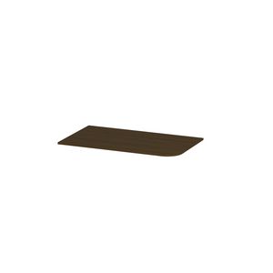 Topplaat fineer tbv rechts afgeronde onderkast 80cm shadow veneer