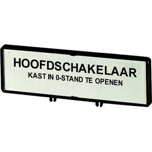 Klemmen met schild hoofdschakelaar ZFS67-P3 (taal Nederlands NL)