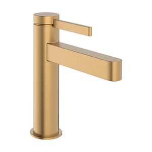 Wastafelmengkraan Finoris 1-hendel 110 CoolStart afvoerplug Brushed Bronze