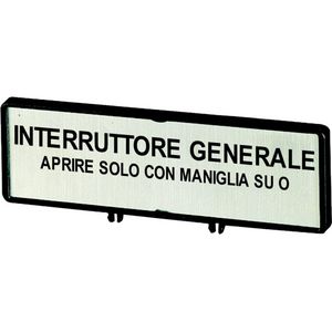 Klemmen met schild hoofdschakelaar ZFS68-P3 (taal in italiaans IT)