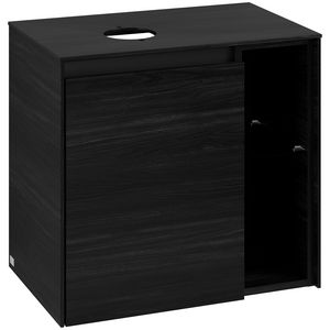 Wastafelonderkast Collaro 600x548x380mm Black Oak C152B0AB