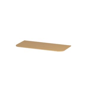 Topplaat fineer tbv afgeronde onderkast 100cm light veneer