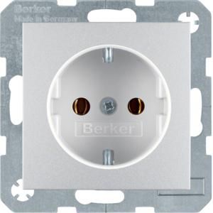 Wandcontactdoos RA schroef berker S.1/B.3/B.7 alulook