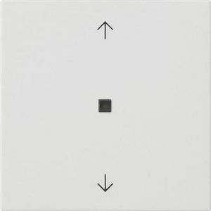RF Multi bedieningselement-opzetstuk 1-voudig pijlen KNX System 55 zuiver wit m