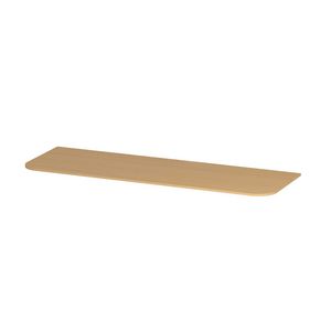 Topplaat fineer tbv afgeronde onderkast 140cm light veneer