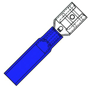 Kist a 50st. Waterdichte fohnvlaksteker 6,3x0,8mm 1,5-2,5mm²