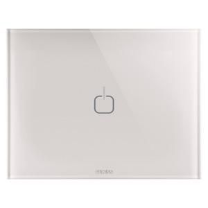 ICE TOUCH PLATE-IN GLASS-1 SYMBOL-NATURAL BEIGE-CHOR