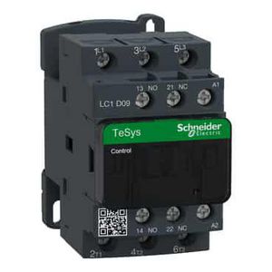 Contactor 3M AC-3 440V/12A 1M/1V Spoel 24V AC. TeSys D