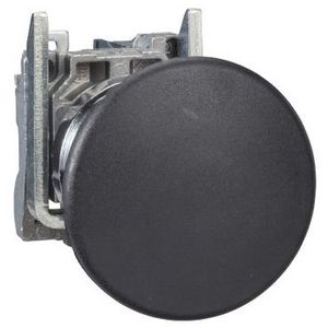 Drukknop Ø22mm Bolcilinderkop Ø40mm Zwart