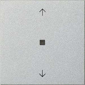 RF Multi bedieningselement-opzetstuk 1-voudig pijlen KNX System 55 kl.alum.