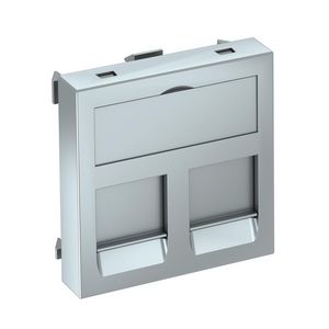 Data techniek drager 2 aansluitingen type EP 45x45mm 6119236