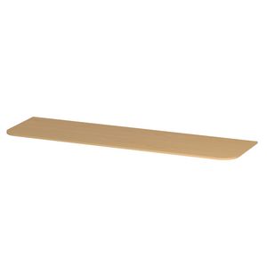 Topplaat fineer tbv afgeronde onderkast 160cm light veneer