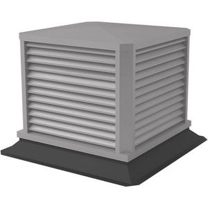 NASA-H dakkap met horizontale lamellen 400x400
