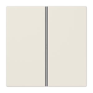 Tastafdekking 2-voudig compleet LS wit KNX