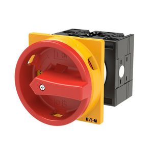 Hoofdschakelaar 3-polig +1MC 32A Nood-Uit-functie 90° inb 008709