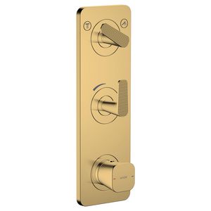 Afbouwdeel termostaat module 380/120 pl v 2 douchefunctie Cubic Cut greep polished gold optic Citterio-C