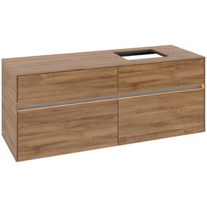 Wastafelonderkast Collaro 1400x548x500mm Oak.Kans C133B0RH