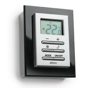 Draadloze kamerthermostaat E-Comfort Roundline Eco RF batterijvoeding