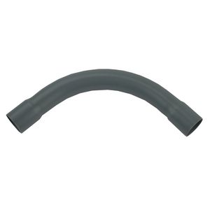 Elektrobocht PVC 90° grijs 1"