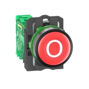 Draad- en batterijloze drukknop Kunststof Rood MarkerR