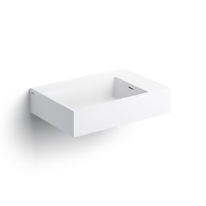 Flush wastafel, met 5 voorbewerkte kraan