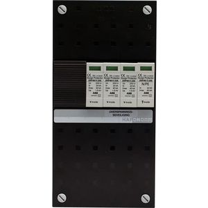 Overspanningsbeveil 4-polig vert