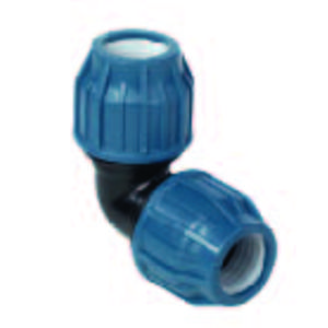 Bochtstuk Microflex PE x PE Polypropyleen 90° 75/6,8