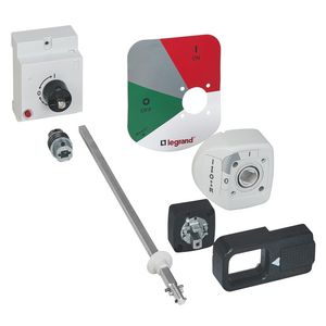 Hendel voor standaard draaibediening 125HP grijs DPX3