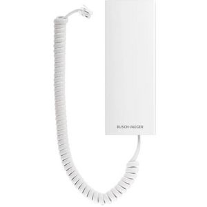 Welcome hoorn met snoer studiowit mat (83505-624)