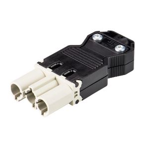 Kabelsteker GST18I3 male grijs schroef 92.932.3453.0 VVE=50