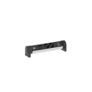 CYCLE Desk Bureau stekkerdoos 2x 230V + 1x USB A/C chrgr