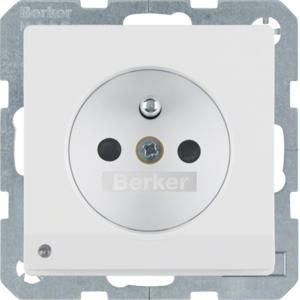 Wandcontactdoos penaarde led-orient. berker Q.1/Q.3/Q.7
