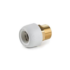 Schroefstuk messing Hep2O 28x1"BUD
