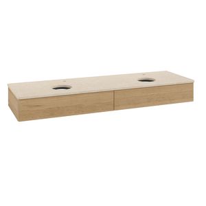 Wastafelonderkast Antao 1600x190x500mm Honey Oak K17153HN
