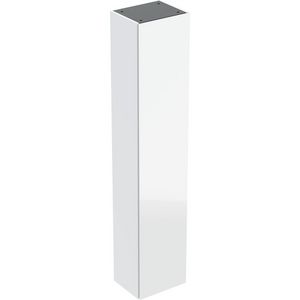 iCon hoge kast met één deur B36 Wit glas