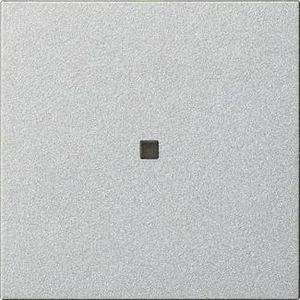 RF Multi bedieningselement-opzetstuk 1-voudig KNX System 55 kl.alum.