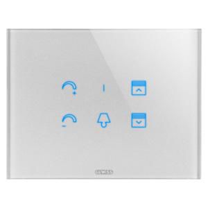 ICE TOUCH PLAAT-VAN GLAS-UITWISSELBARE SYMBOLEN-TITANI