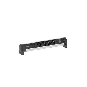 CYCLE Desk Bureau stekkerdoos 4x 230V + 1x USB A/C chrgr