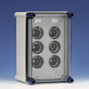 Krachtgroepenkast 2x63A DIII incl. rails