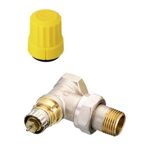 Radiatorafsluiter thermostatisch RA-UN 1/2" DN15 haaks