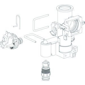 Aansluitblok hydrauliek CV