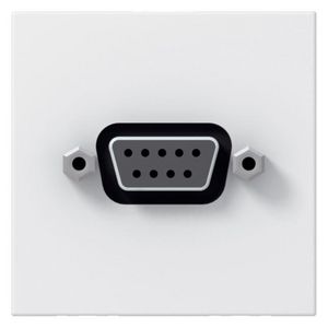 Data-aansluiting SUB D9 RS232 schroef 2 modulen Mosaic